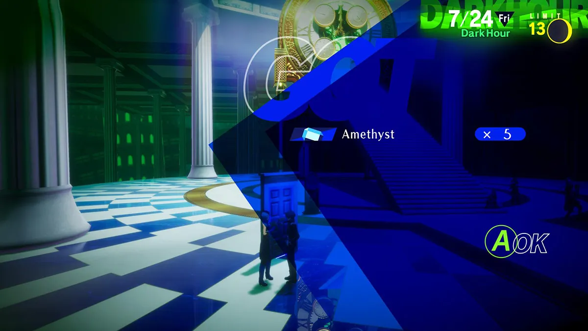 Screenshot of Elizabeth Request 44 rewards in Persona 3 Reload