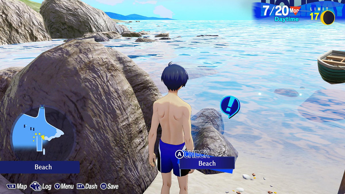 Screenshot of Pretty Seashell location Persona 3 Reload