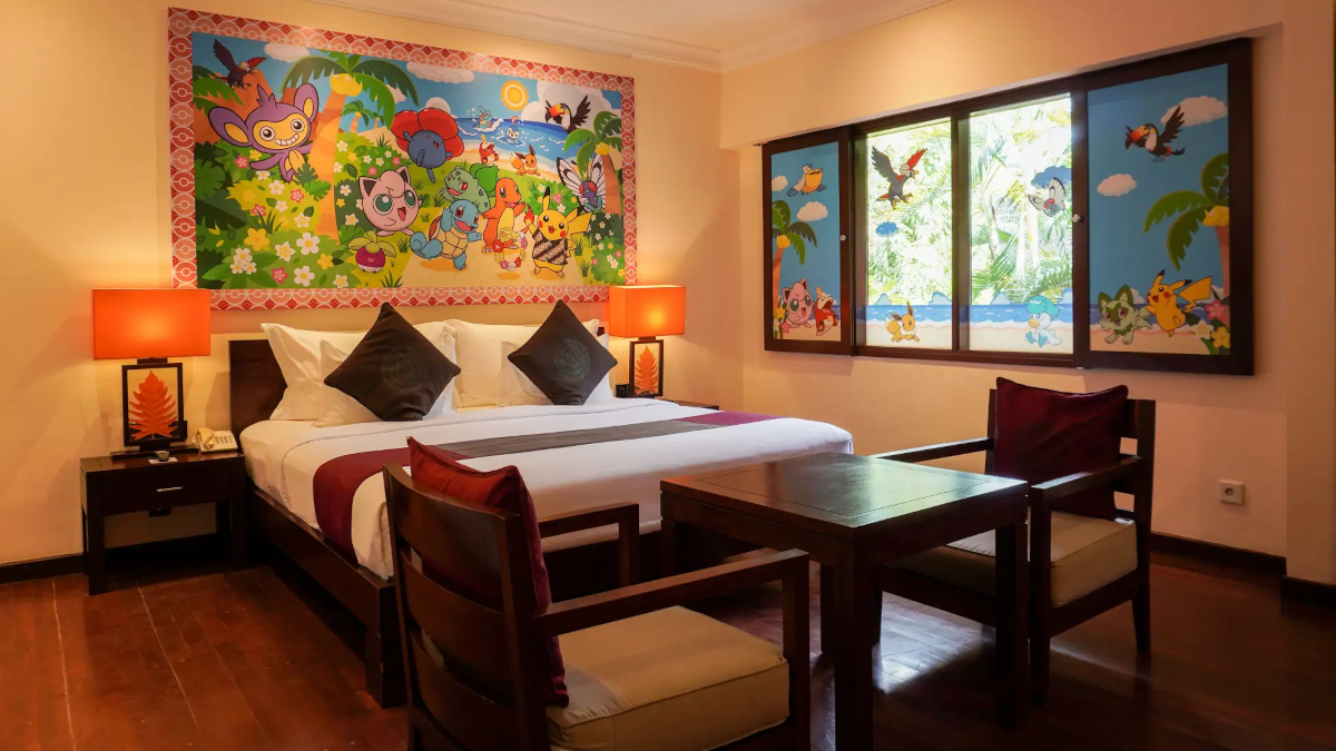 Pokemon-themed room in Hotel Nikko Bali Benoa Beach