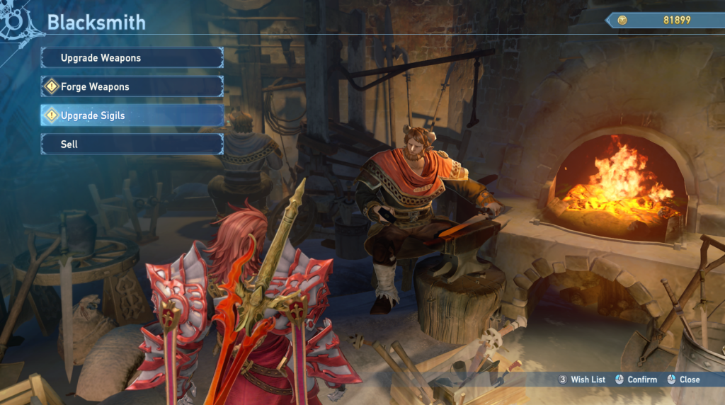 Upgrade Sigils Granblue Fantasy Relink