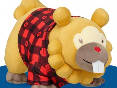 Bidoof Pokemon Plush Build-a-Bear