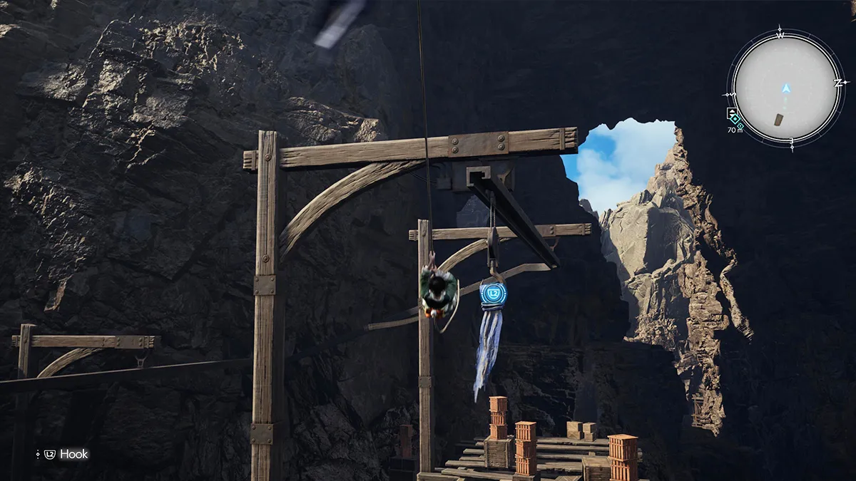 FF7 Rebirth Chapter 7 Yuffie Elevator Grappling Hook 7