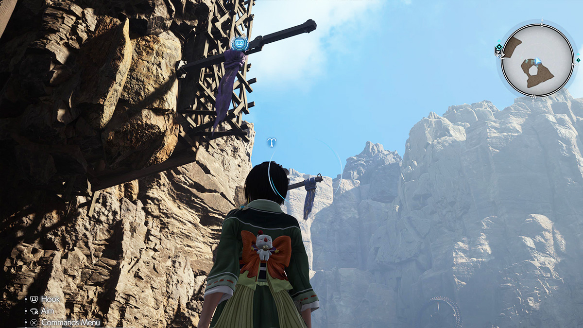 Screenshot of FF7 Rebirth Coal Mines Yuffie Canyon Grappling Hook 3