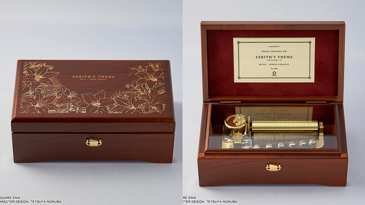Final Fantasy VII Aerith's Theme 50-Note Music Box Costs Over $700