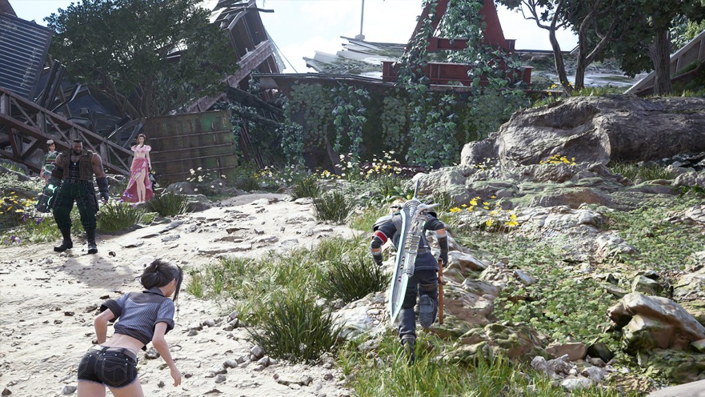 Screenshot of Final Fantasy VII Rebirth Junon Bay