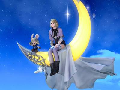 Final Fantasy XIV Mount Lets You Fly on a Moon with a Loporrit
