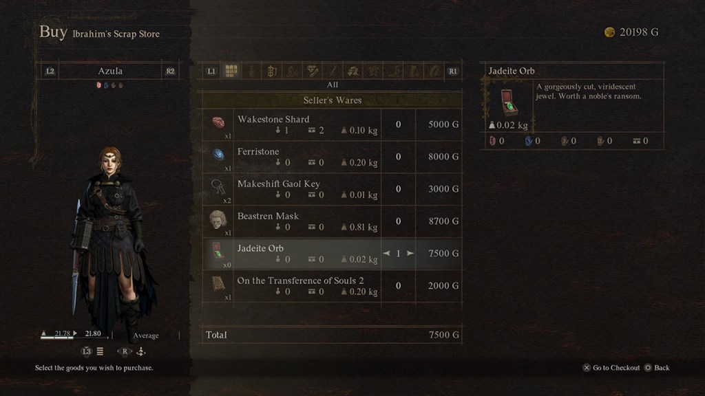 Скриншот цены на жадеитовую сферу в Dragon's Dogma 2.