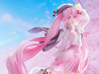 New Sakura Miku Hatsune Miku Figure Is Almost a Foot Tall