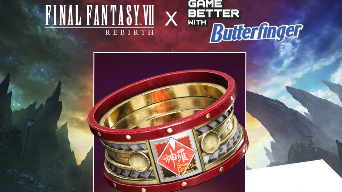PSA: FFVII Rebirth Butterfinger and Extra Life Shinra Bangle Offer Ends This Week