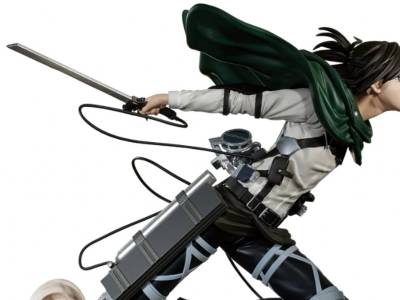 Attack on Titan Levi and Hange Rumbling Figures Appear