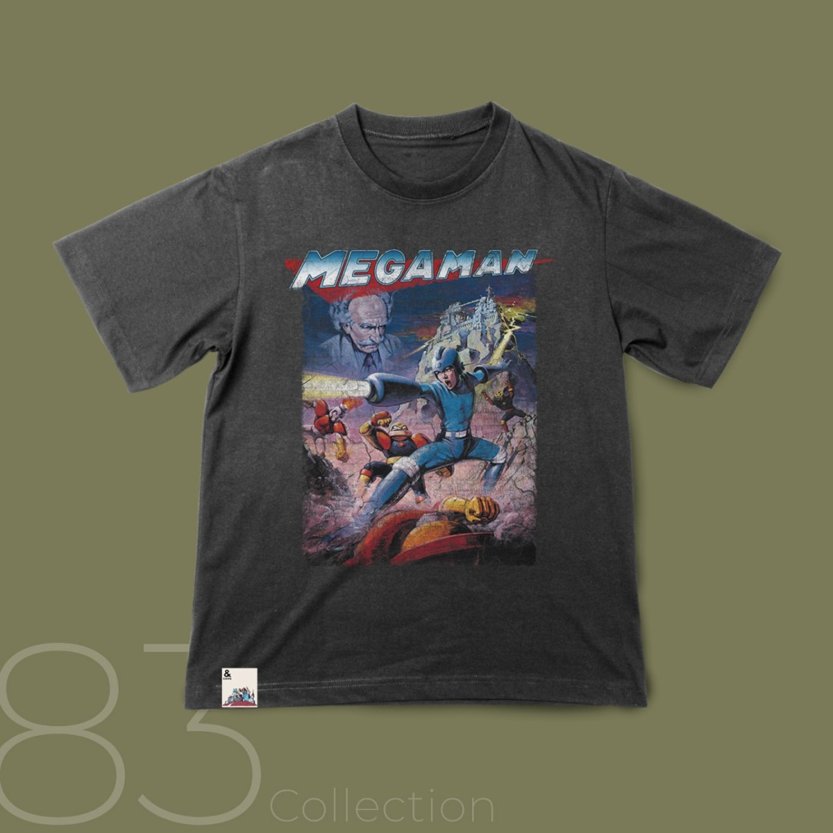 Capcom And Chips - Mega Man T-shirt