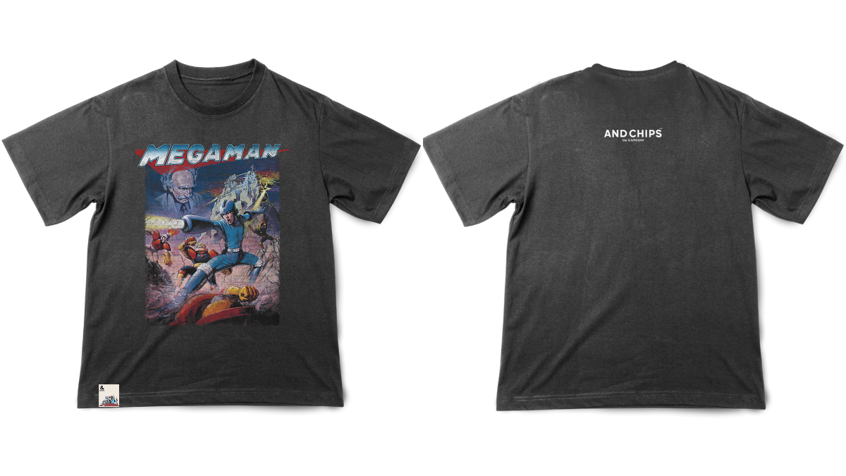 Capcom new apparel brand And Chips will include Mega Man T-shirt