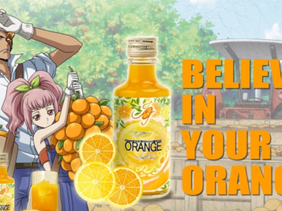 Code Geass Gottwald and Alstreim Farm Orange Juice