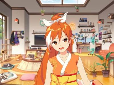 Crunchyroll Mascot Vtuber Crunchyroll-Hime Returning