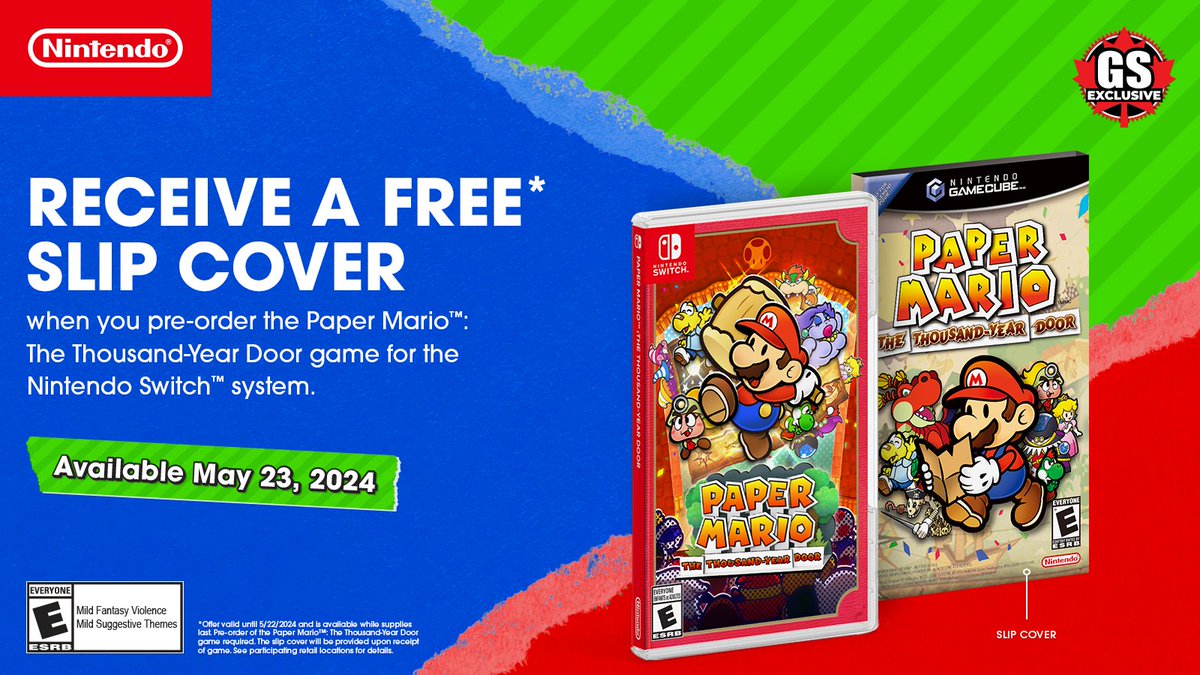 Paper Mario: The Thousand-Year Door Pre-order Bonus Brings Back GameCube Art
