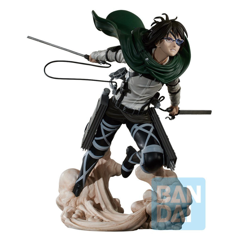 Attack on Titan Levi and Hange Rumbling Figures Appear