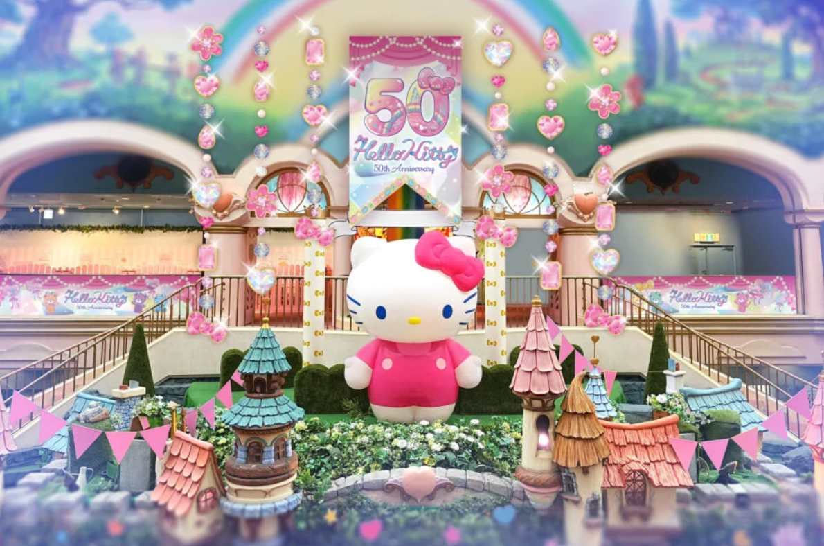 Hello Kitty 50th anniversary Puroland design