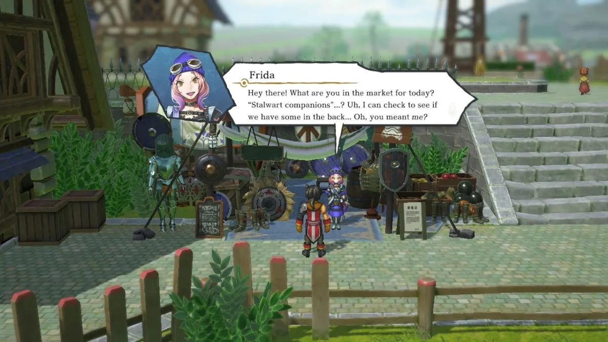 How to Recruit Frida and an Armor Shop in Eiyuden Chronicle 
