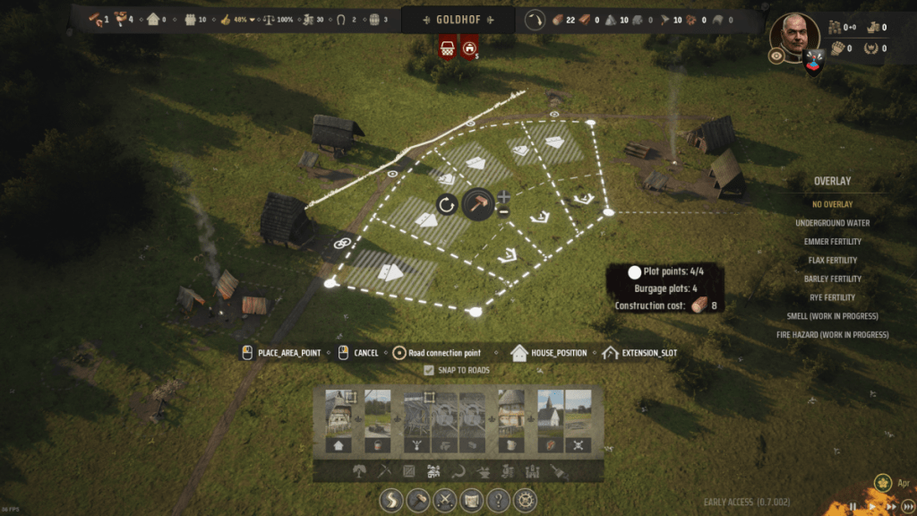 Manor Lords Burgage Plot