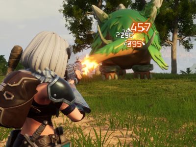 Screenshot of using the Ring of Mercy in Palworld