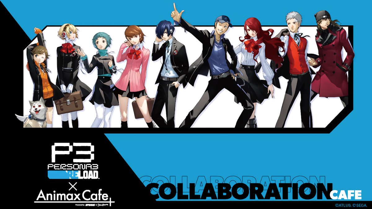 Persona 3 Reload Animax Cafe Merchandise Available Online