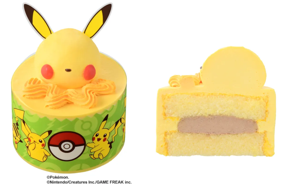 Pokemon Pikachu Choco Banana Cake
