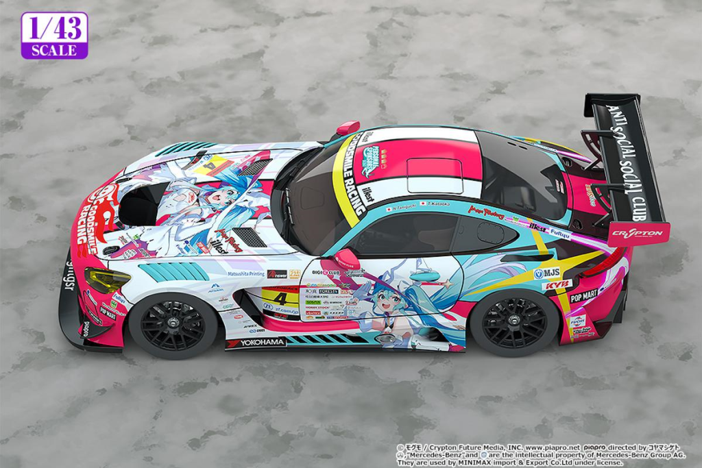 Hatsune Miku Racing Car