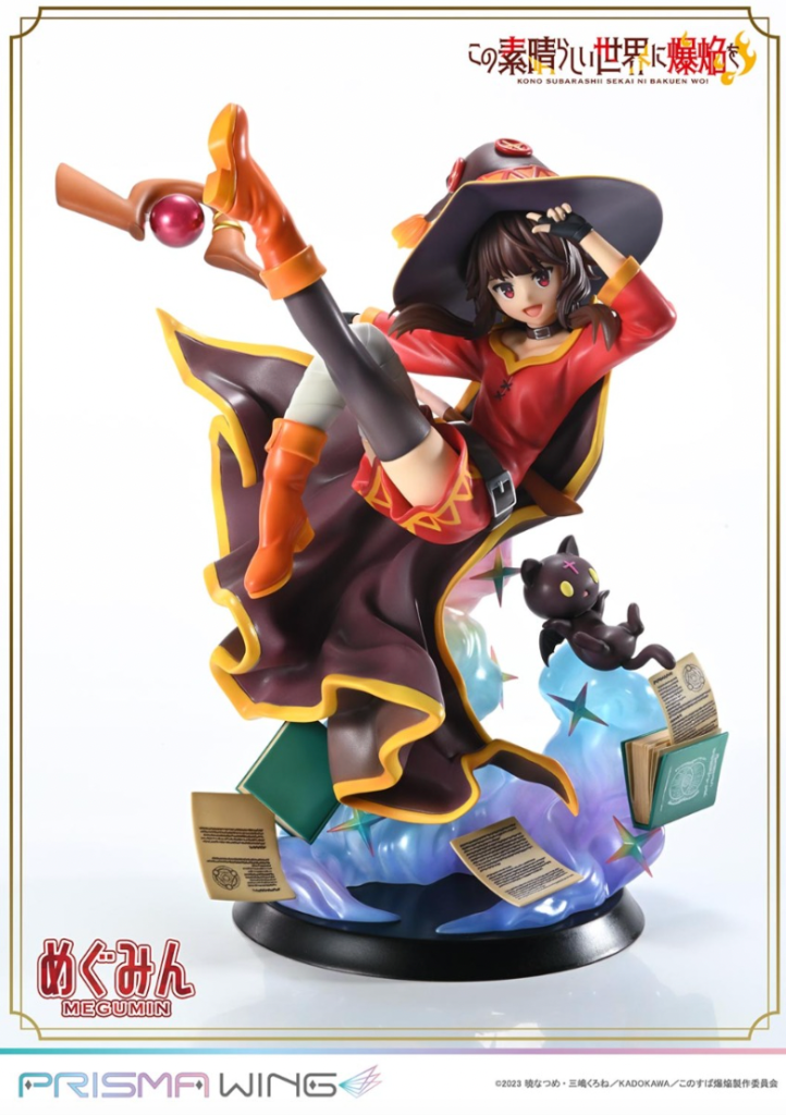 Prisma Wing KonoSuba Megumin Figure Can Be Posed With an Eyepatch  