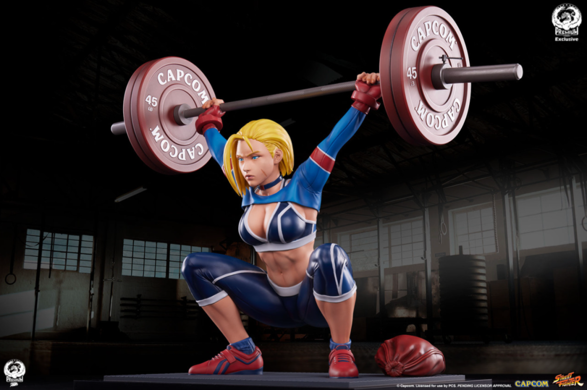 Premium Collectibles Studio announced its next Street Fighter Powerlifting figure options will be variants of Cammy.