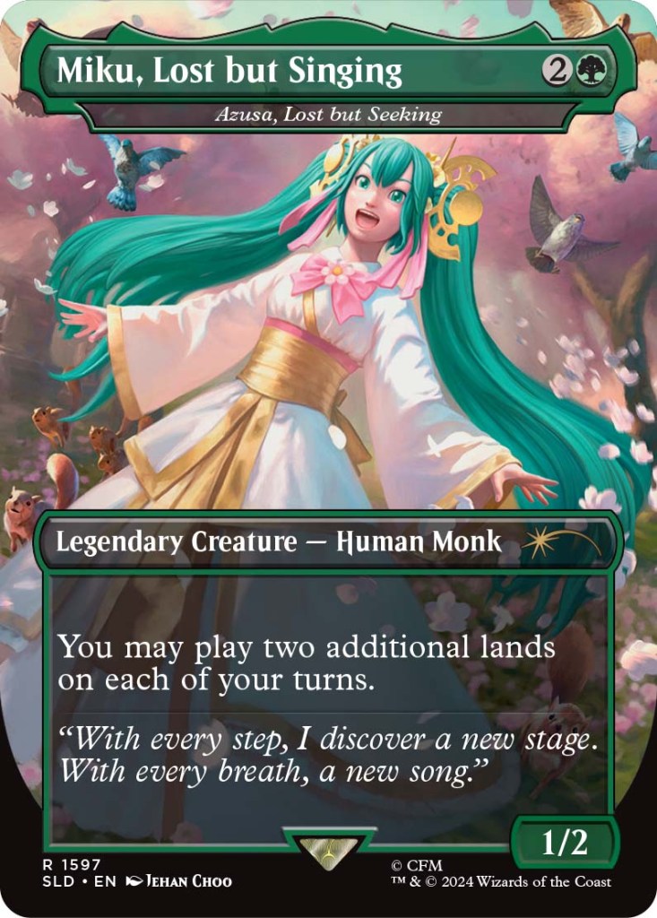Hatsune Miku Magic the Gathering Secret Lair Cards Appear in May