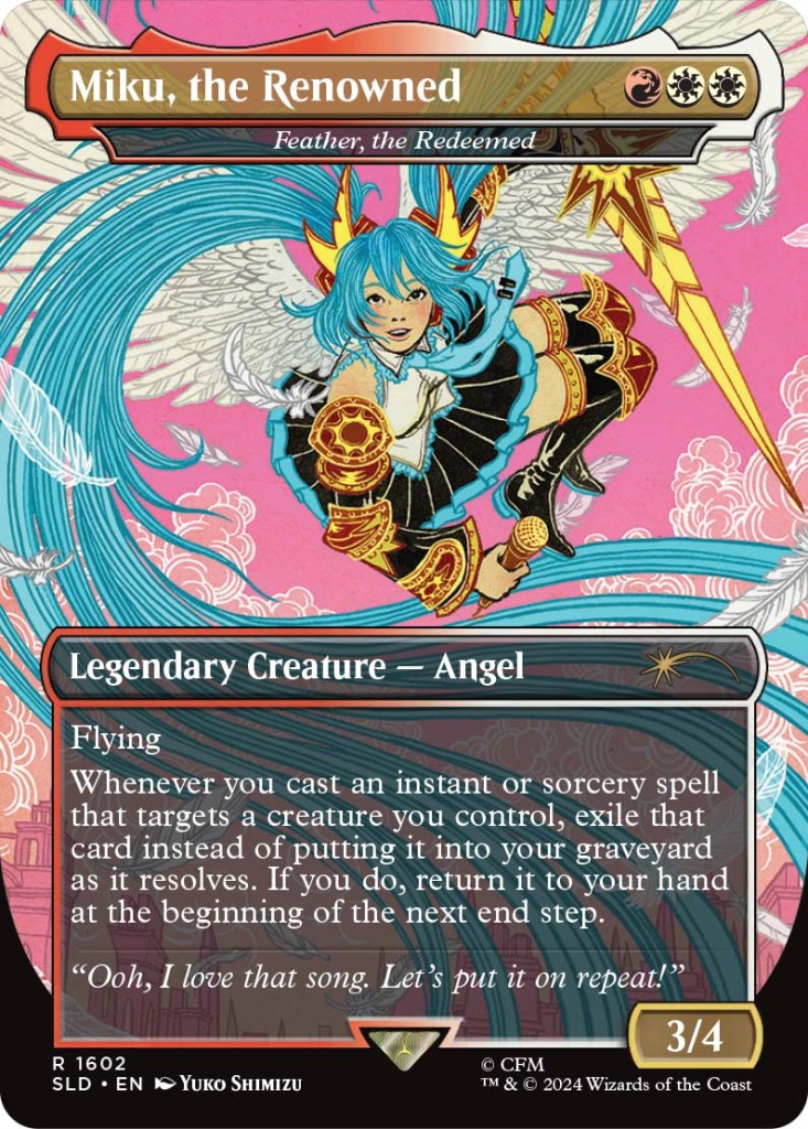 Hatsune Miku Magic the Gathering Secret Lair Cards Appear in May