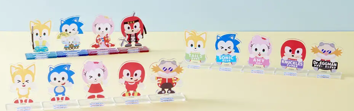 Sonic the Hedgehog Sengoku marchandise supports en acrylique