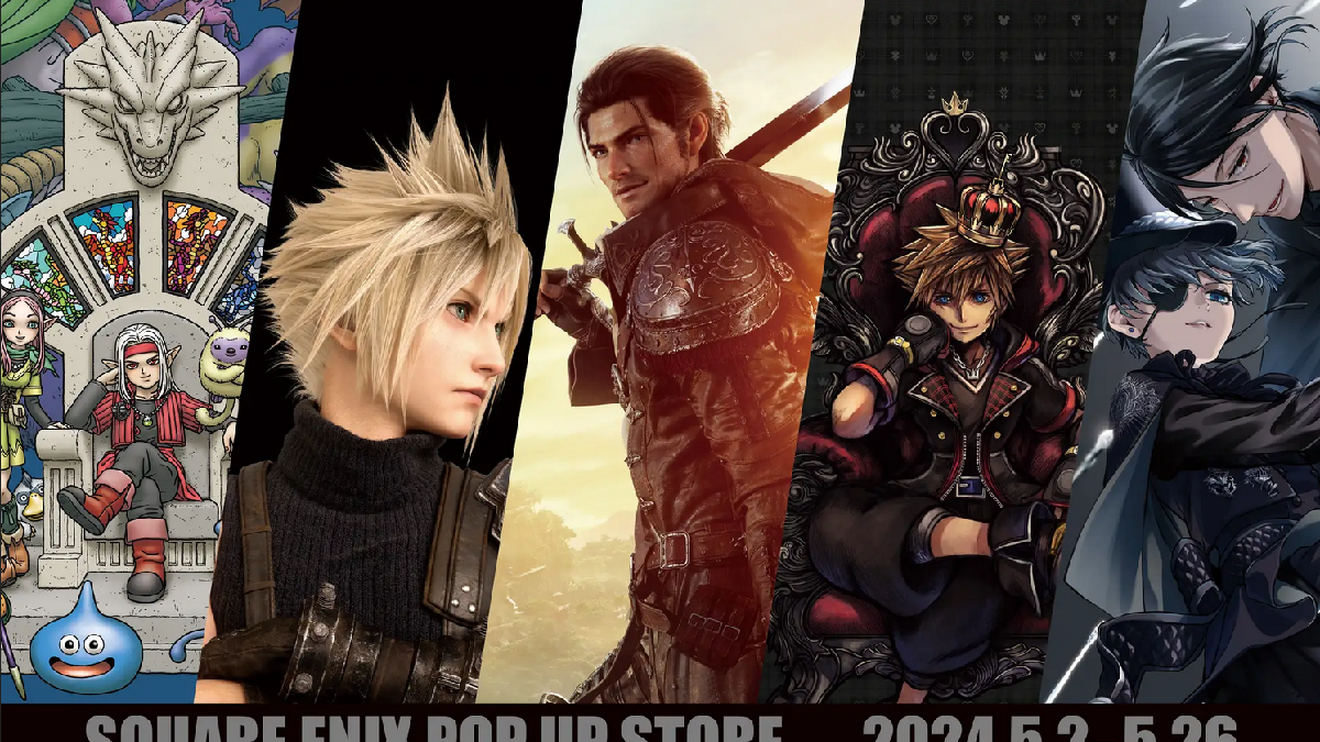 Large Square Enix Pop-Up Store to Open in May 2024