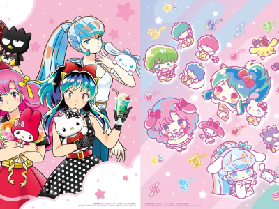 Urusei Yatsura and Sanrio Characters Pose in New Crossover