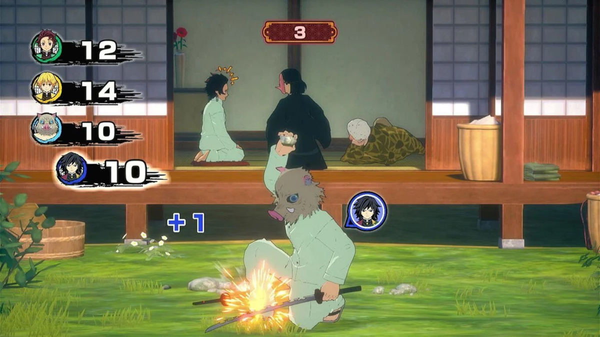 Demon Slayer Sweep the Board Inosuke gameplay - game also coming to PS5 PS4 Xbox One Series X and PC Steam