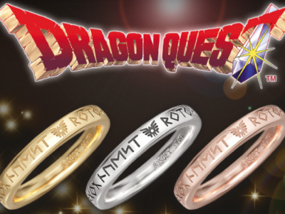 Dragon Quest Roto Erdrick silver rings by Square Enix