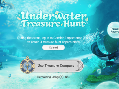 genshin impact underwater treasure hunt