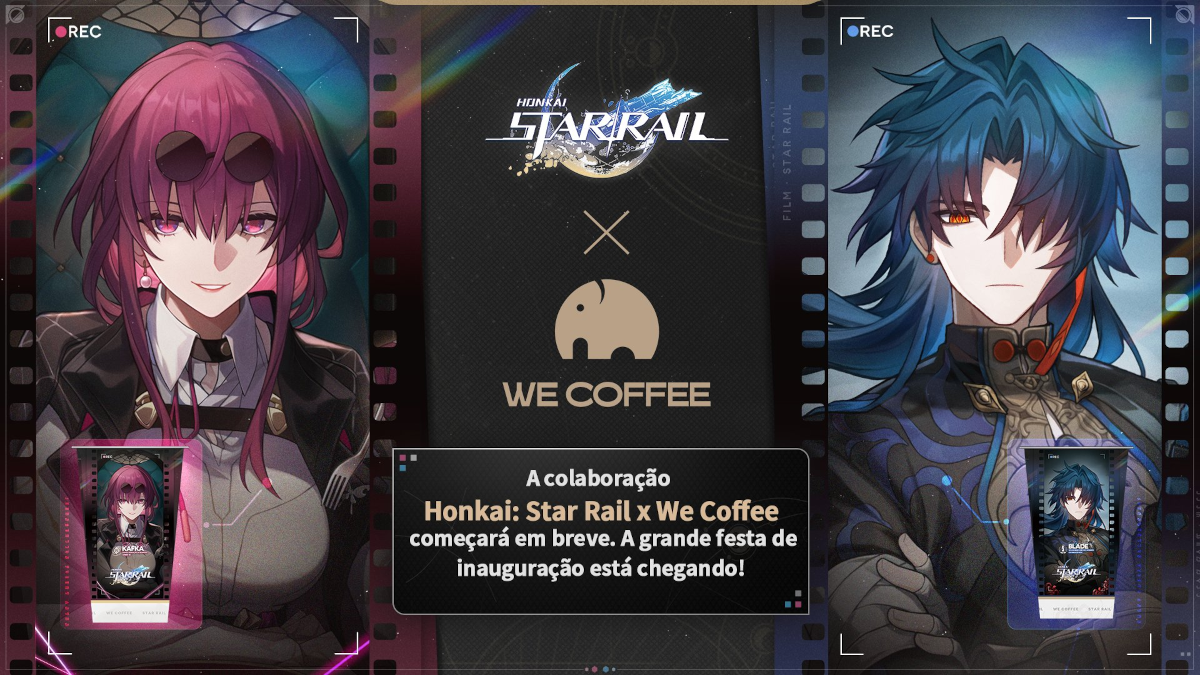 Honkai Star Rail We Coffee collaboration in Brazil