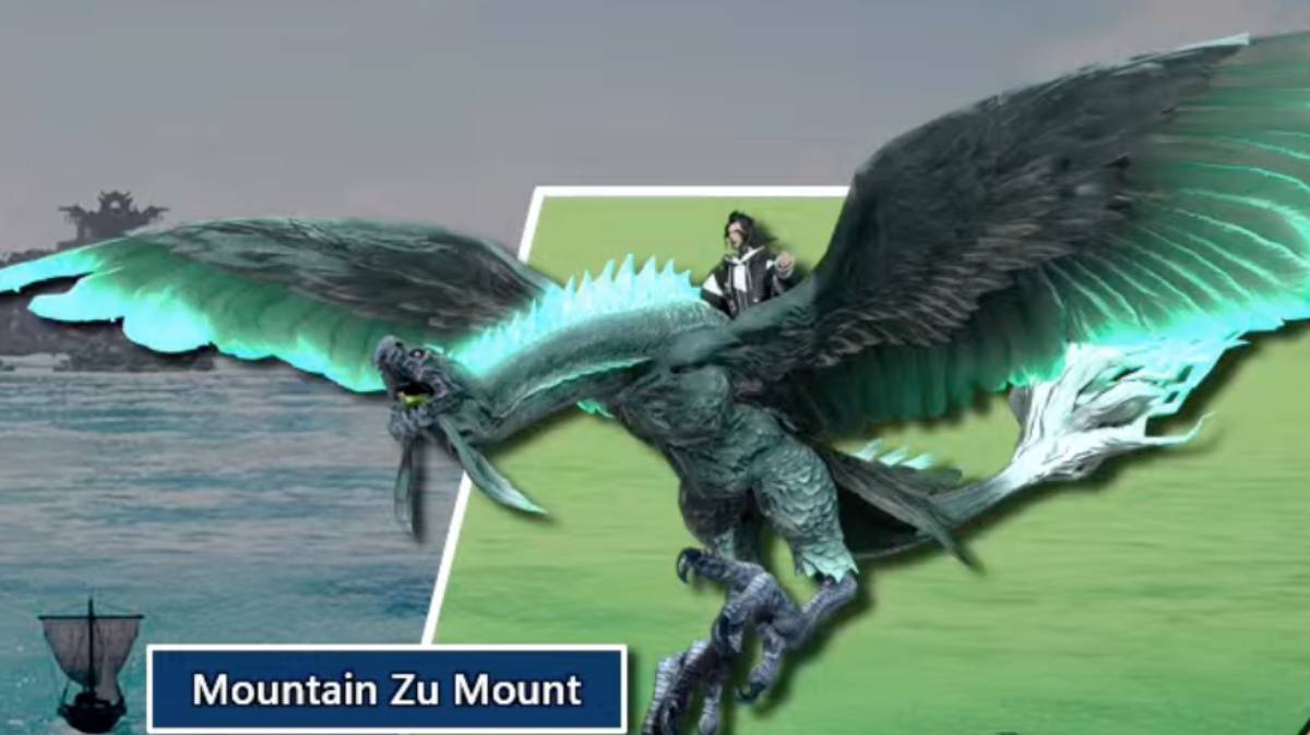 Mountain Dew FFXIV Dawntrail Event Adds Mountain Zu Mount Siliconera