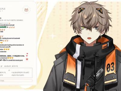 Nijisanji English Vtuber Alban Knox Will Go on Hiatus