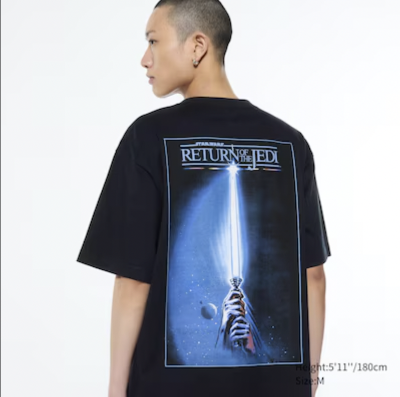Uniqlo Star Wars: Remastered Shirts appare nei film americani