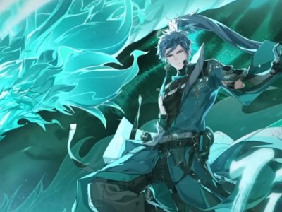 Jiyan with a Chinese dragon