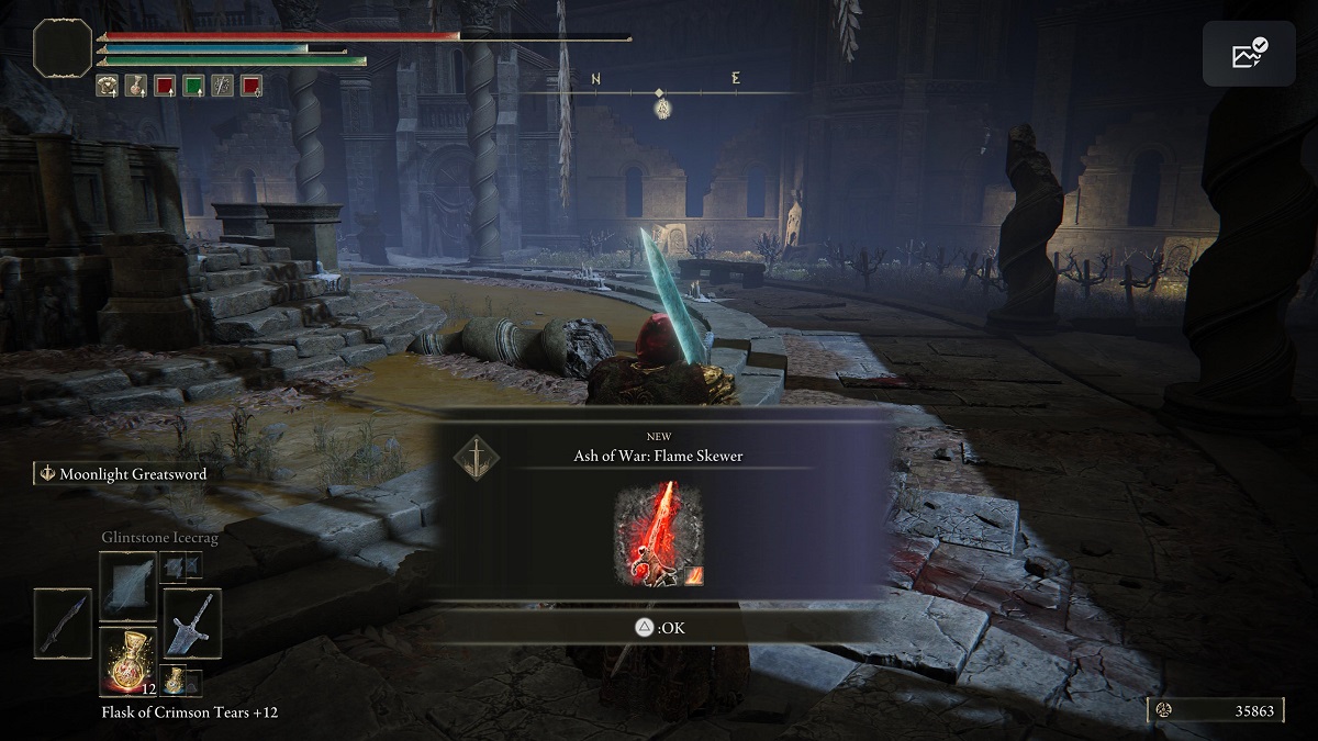 Shadow of the Erdtree Flame Skewer Ash of War Location Siliconera