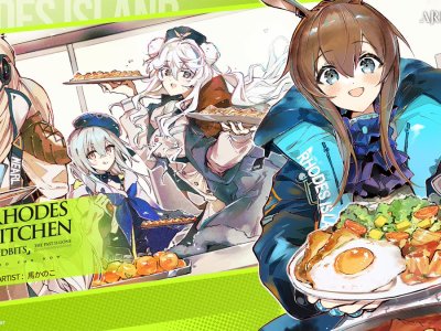 art for the Arknights Rhodes Kitchen Tidbit Manga