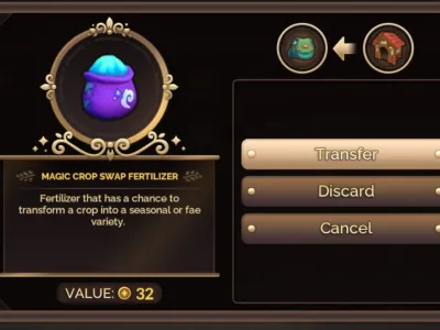 Blue and purple magic fertilizer