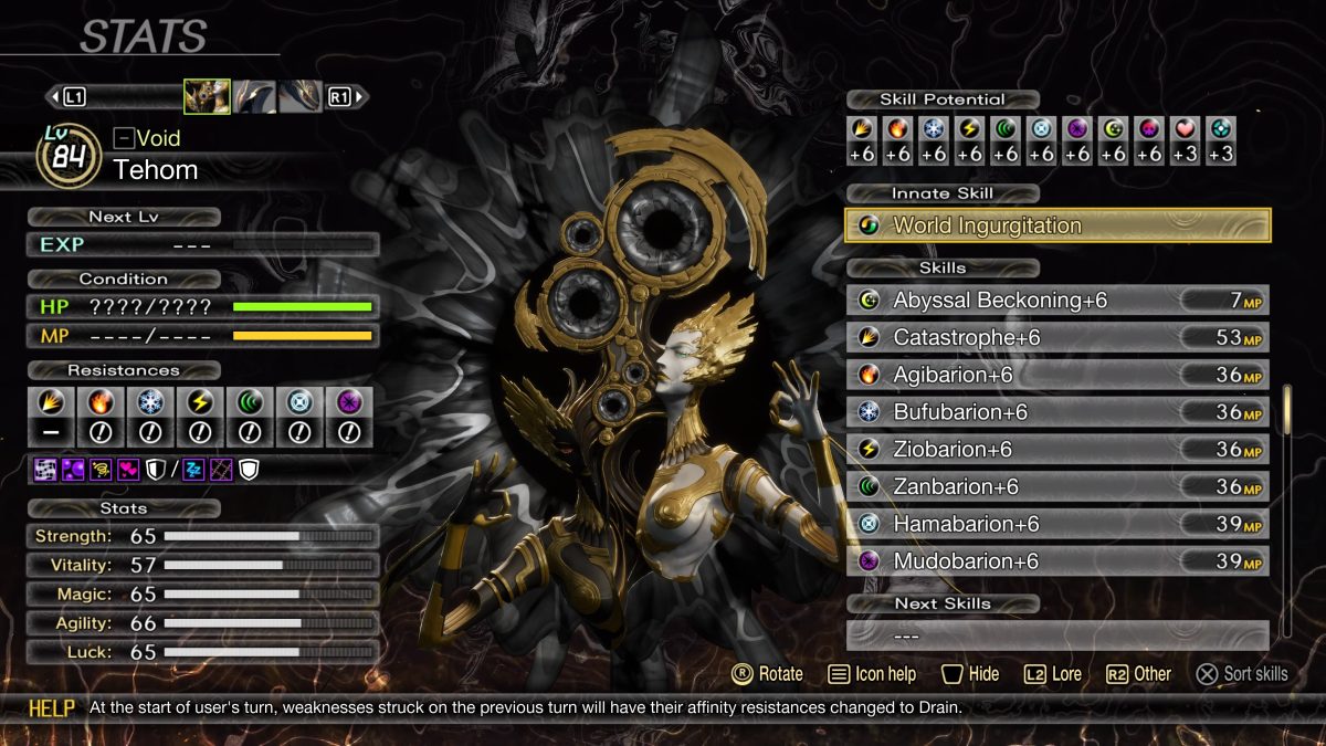 Tehom weakness boss fight SMTV Vengeance