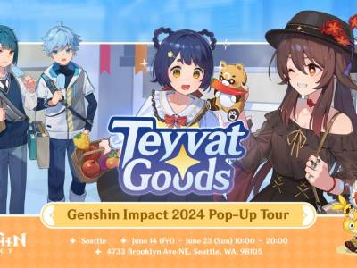 Next Genshin Impact Pop-Up Store Sells Merchandise in Seattle