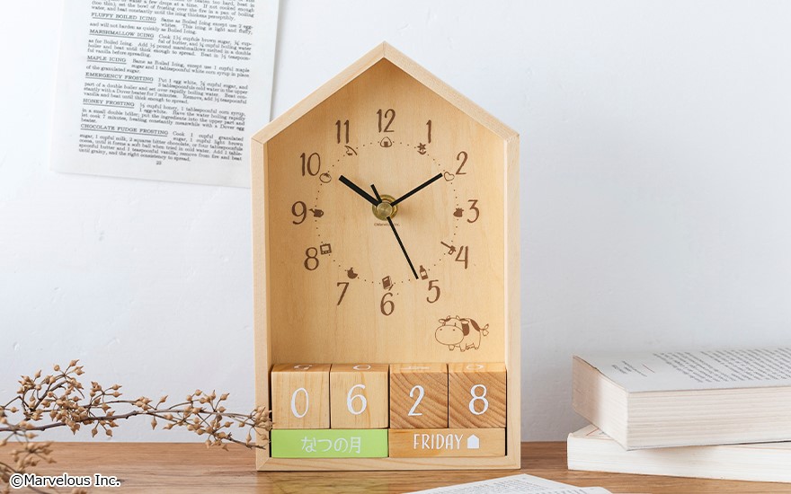 Story of Seasons merchandise - calendar clock