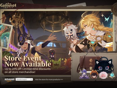 Genshin Impact Amazon Store Sale Begins