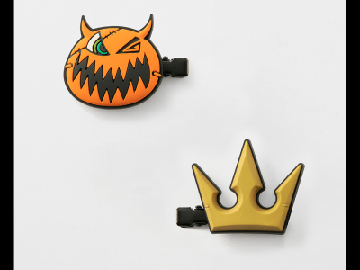 Kingdom Hearts II Halloween Town hair clips